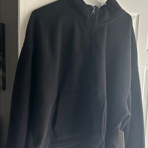 Women’s Black V|L Zip-up Sweater NWT